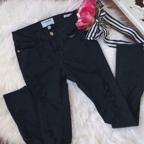 Frame Denim Denim - FRAME Le Skinny De Jeanne Ripped Jeans